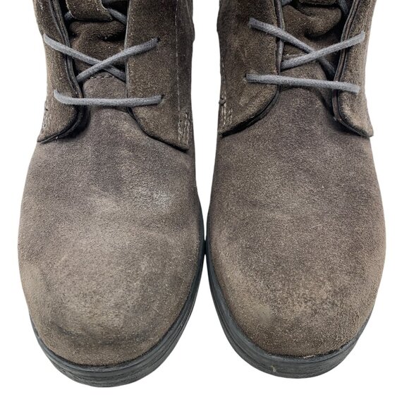 Miz Mooz Lace Up Boots Booties Sloanne Brown Women’s Sz EU 39/ US 8.5-9. #16 - Picture 4 of 13